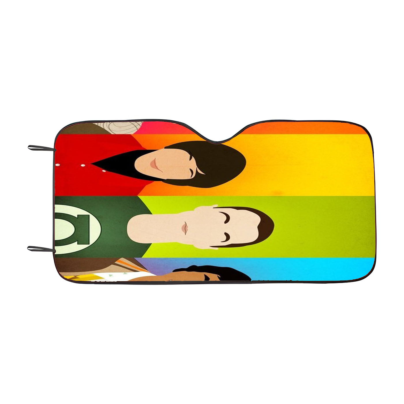 The Big Bang Theory Colours Car Auto Sun Shade Windshield Cover