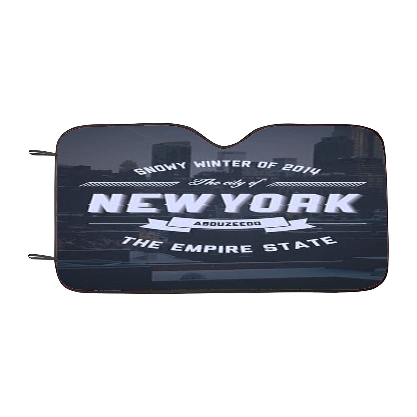The City Of New York Car Auto Sun Shade Windshield Cover