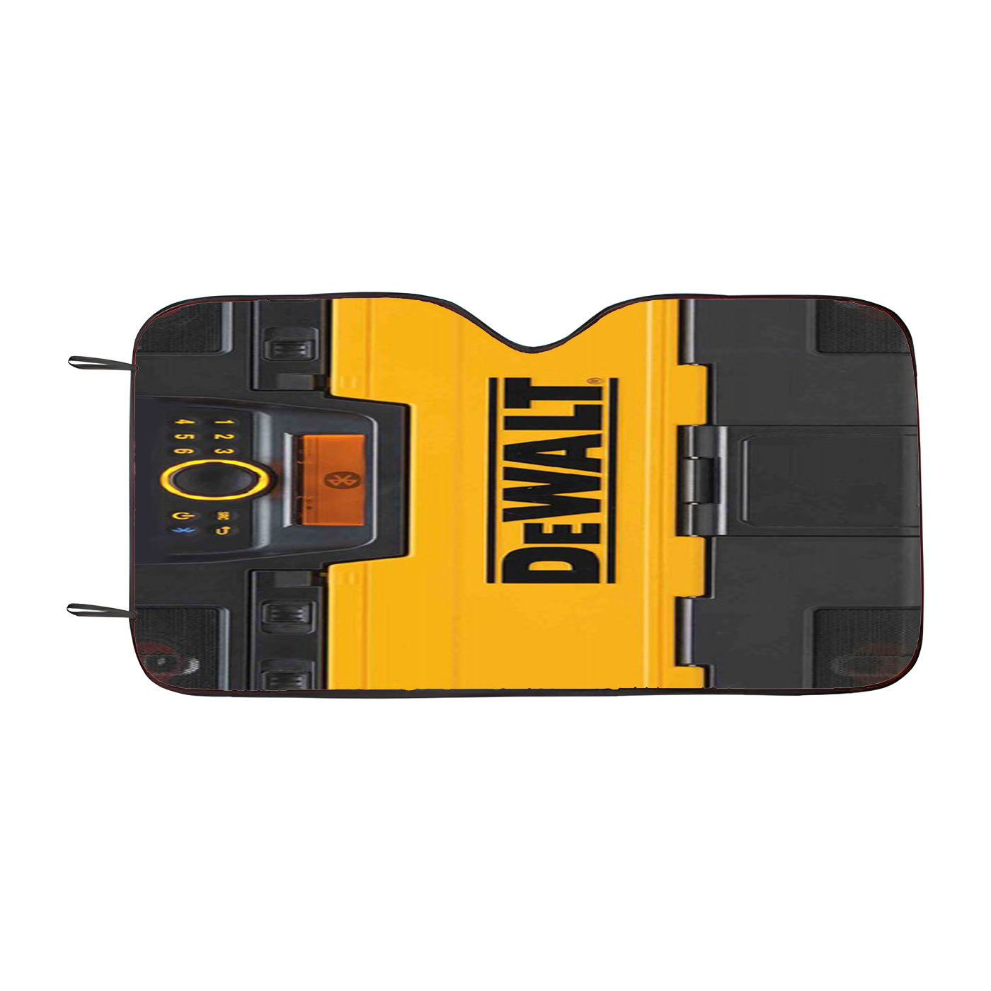 The Dewalt Futureristic Car Auto Sun Shade Windshield Cover