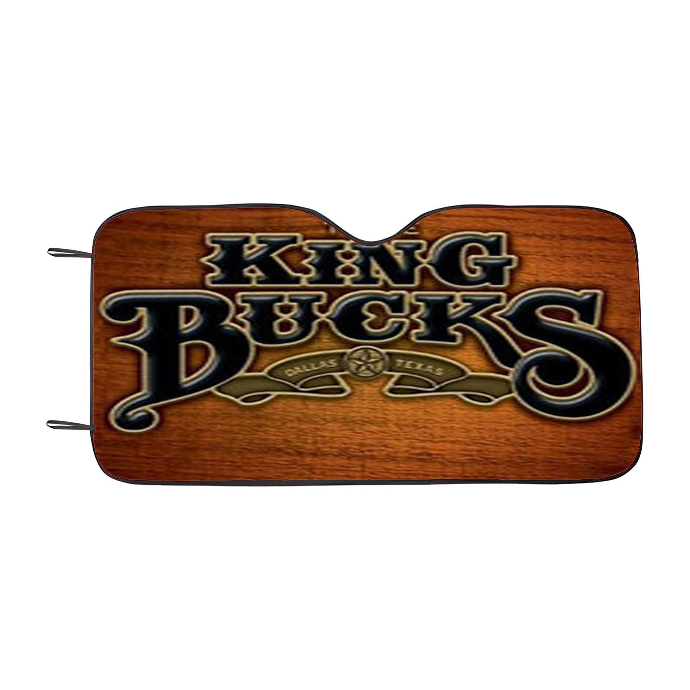 The King Bucks Car Auto Sun Shade Windshield Cover