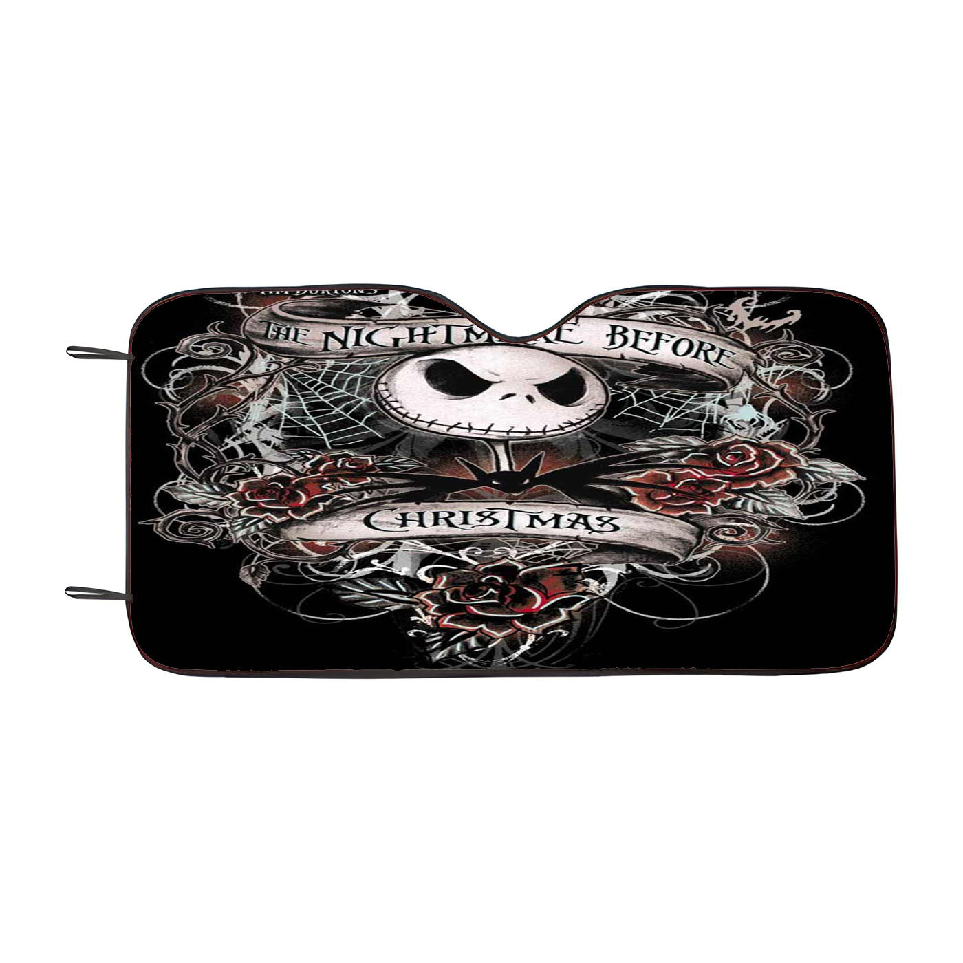 The Nightmare Before Christmas Black Car Auto Sun Shade Windshield Cover