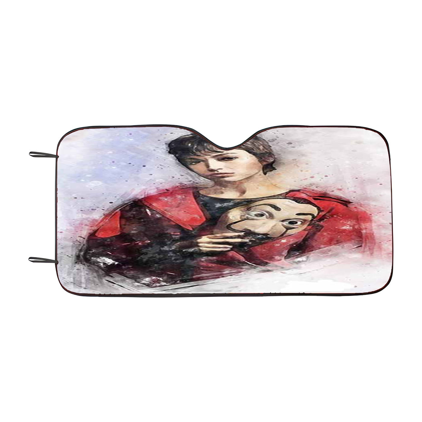 Tokyo Art Money Heist Car Auto Sun Shade Windshield Cover