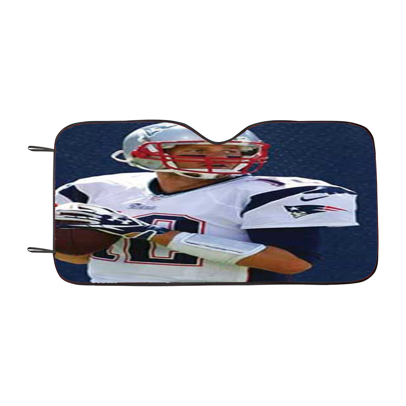 Tom Brady Jersey Bkg Autograph Car Auto Sun Shade Windshield Cover