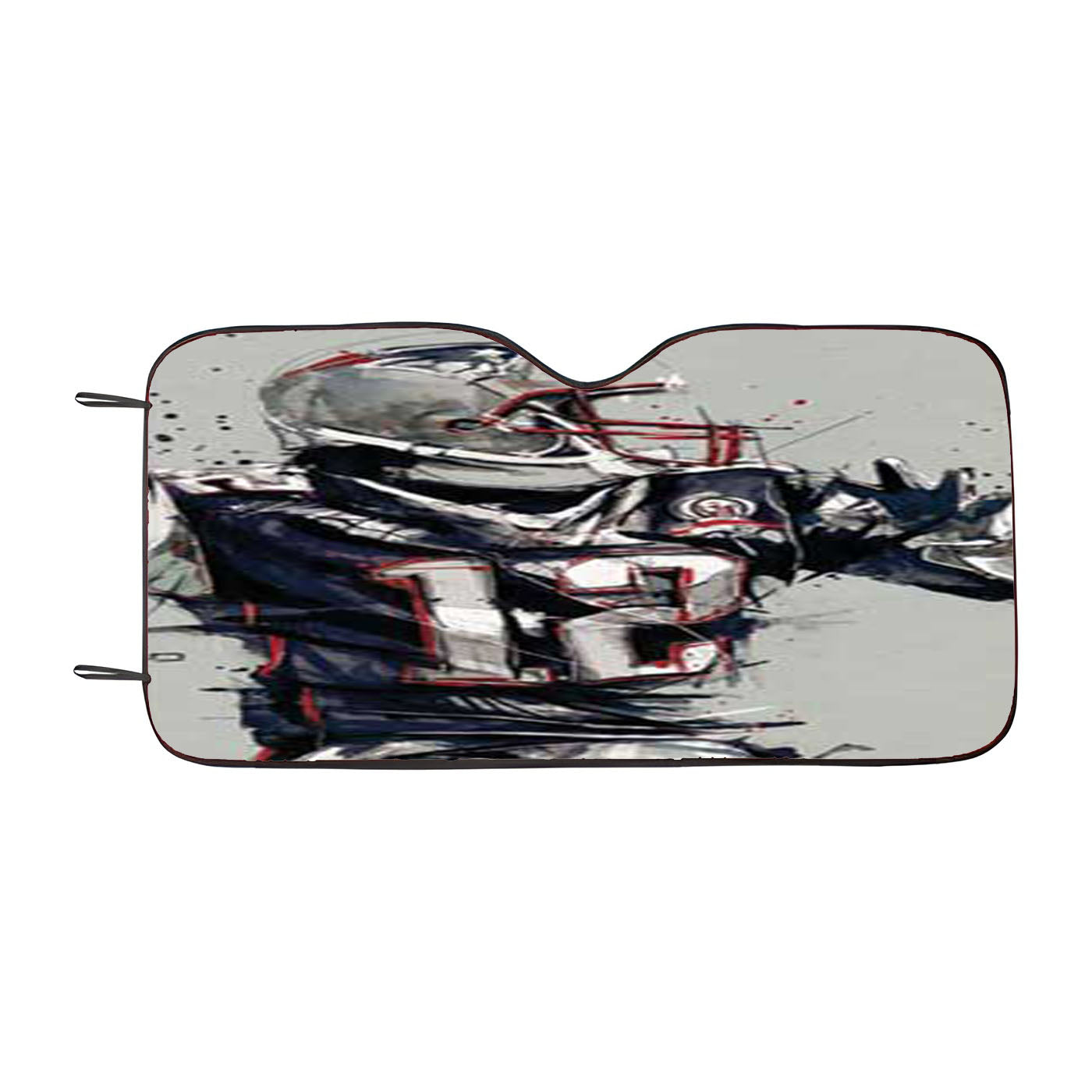 Tom Brady Sketch Car Auto Sun Shade Windshield Cover