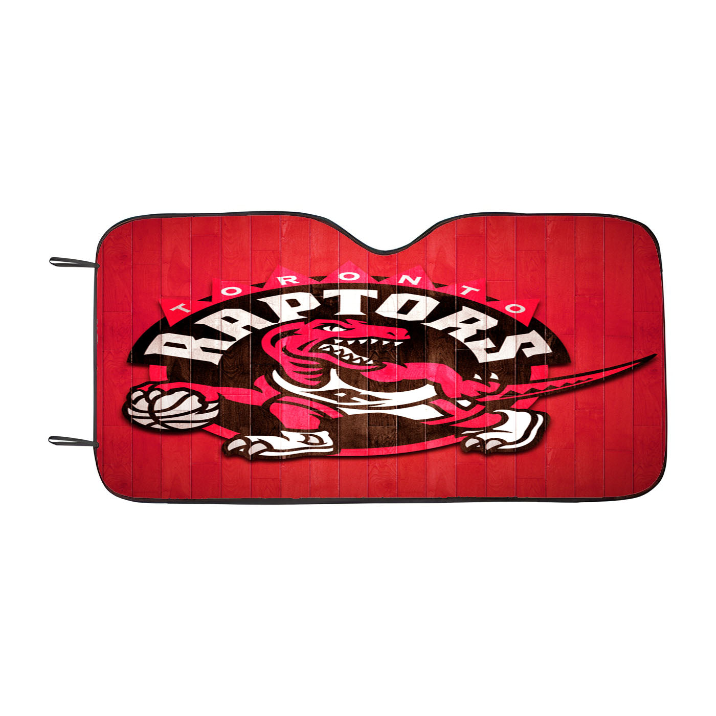 Toronto Raptors Hardwood 2 Car Auto Sun Shade Windshield Cover