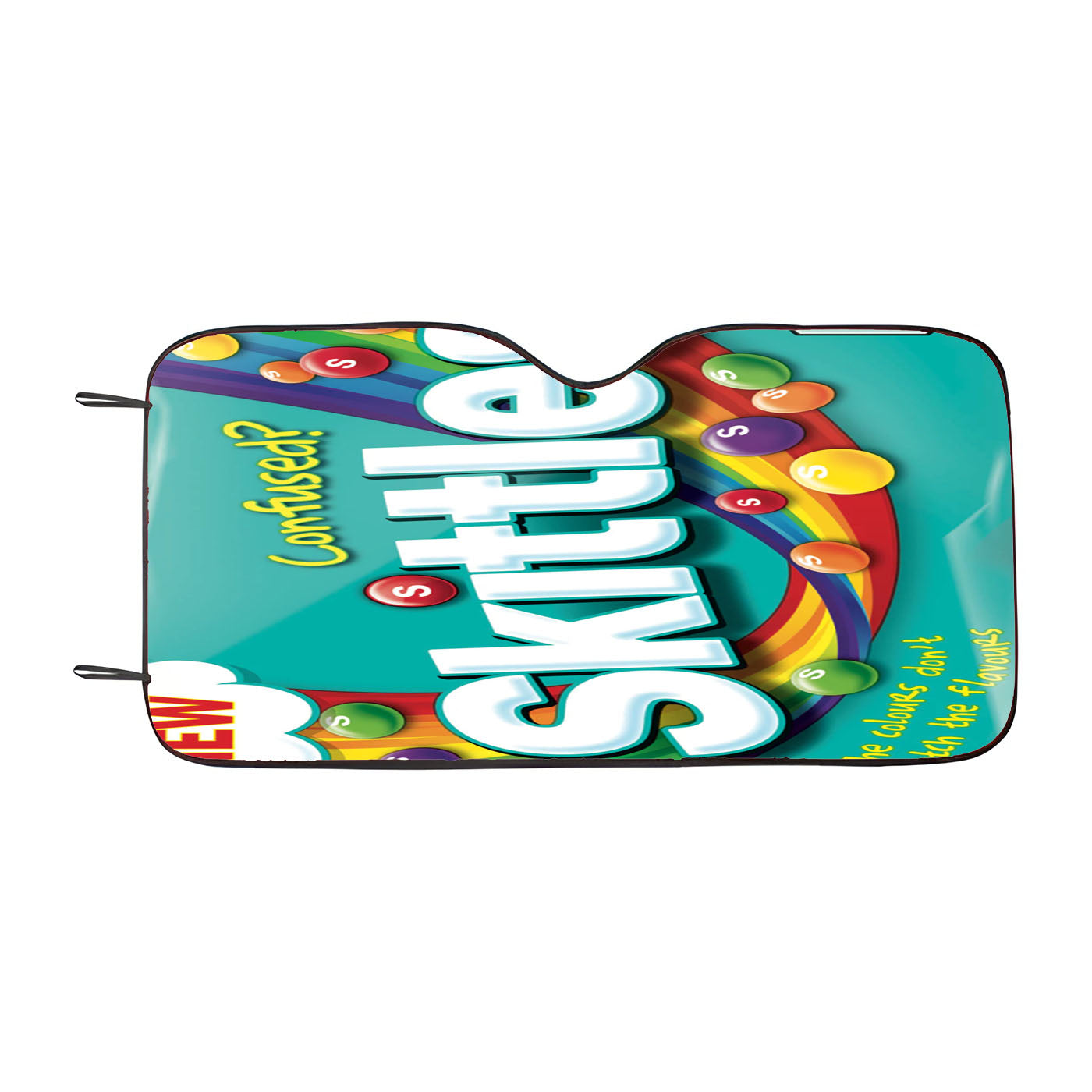 Tosca Confused Skittles Candy Car Auto Sun Shade Windshield Cover