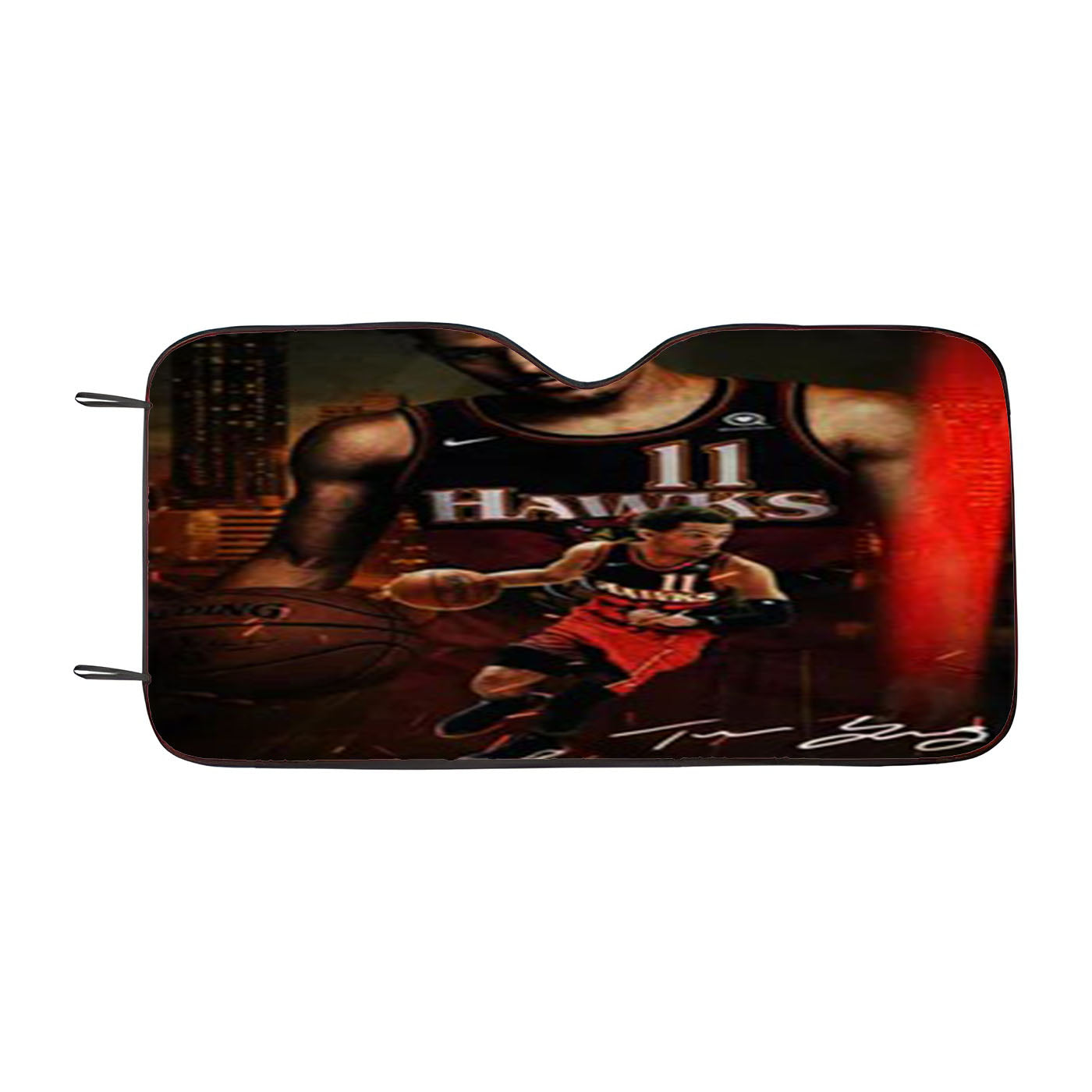 Trea Young Signature Atlanta Hawks Car Auto Sun Shade Windshield Cover