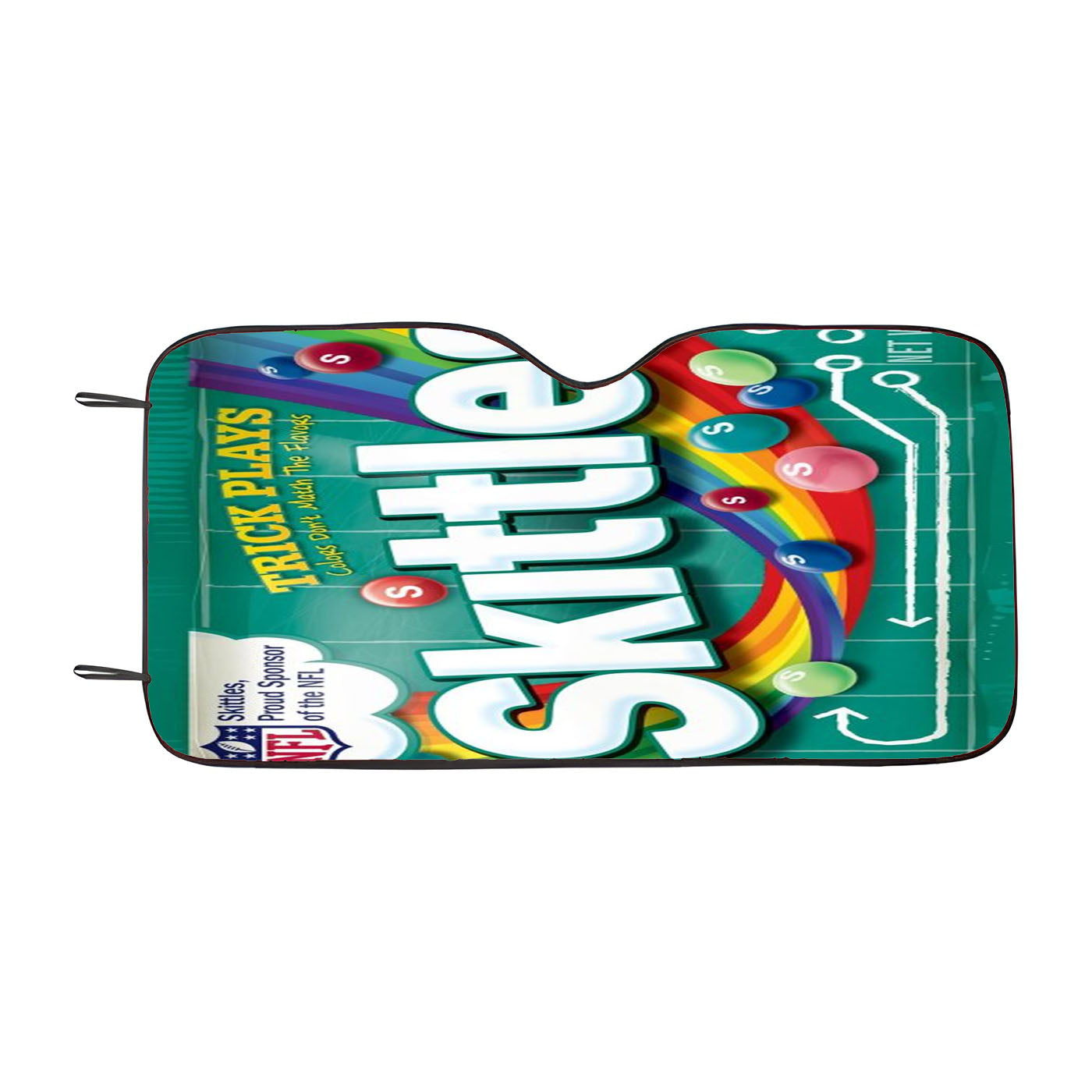 Trick Plays Skittles Candy Car Auto Sun Shade Windshield Cover