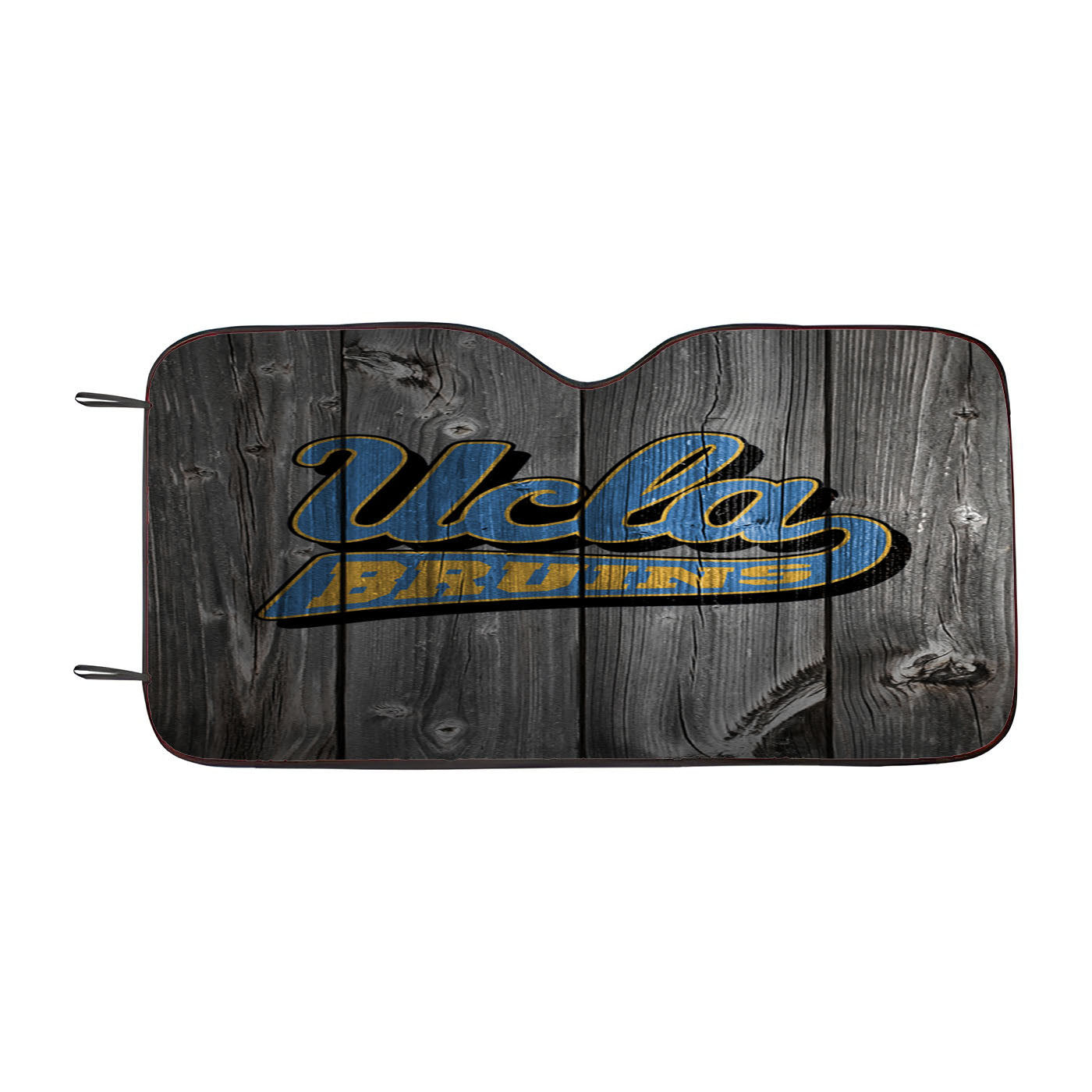 Ucla Bruins Logo Dark Wood Car Auto Sun Shade Windshield Cover