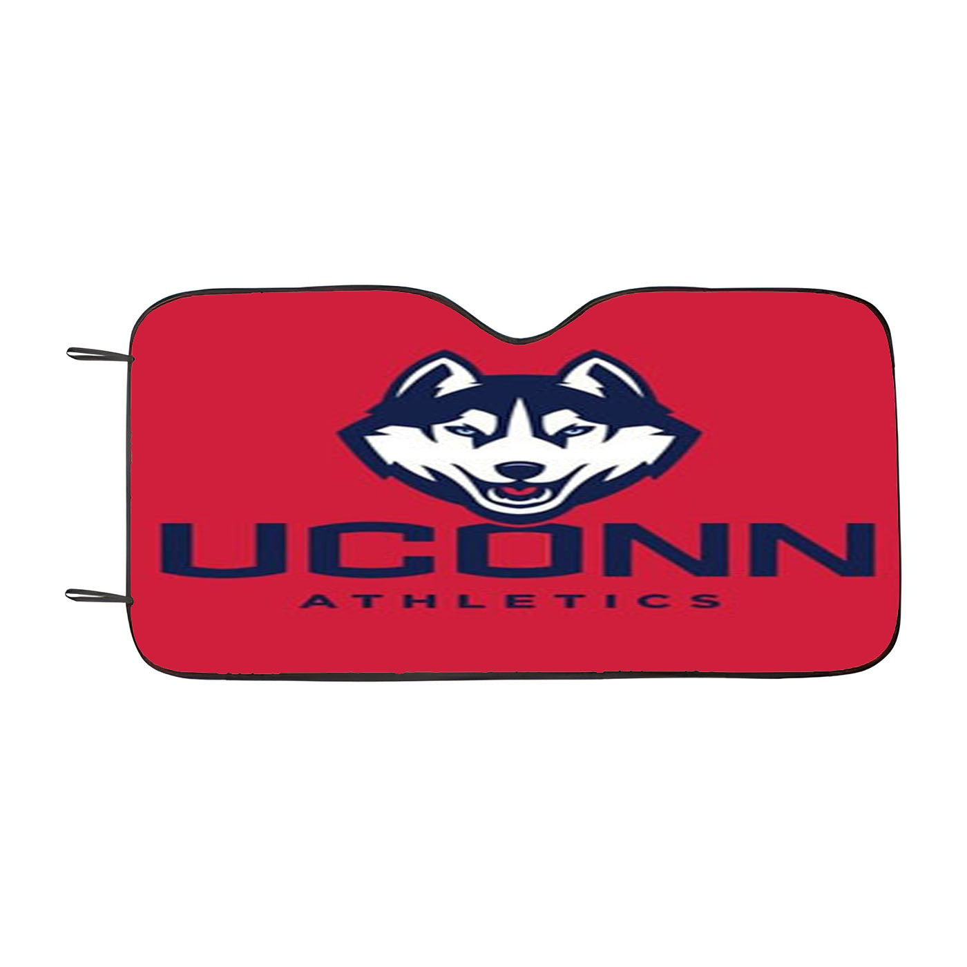 Uconn Athletics Red Car Auto Sun Shade Windshield Cover
