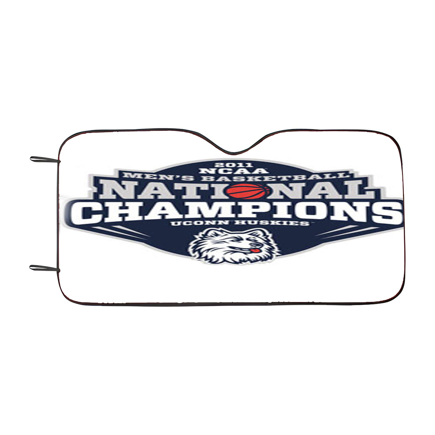Uconn Huskies National Champions Car Auto Sun Shade Windshield Cover
