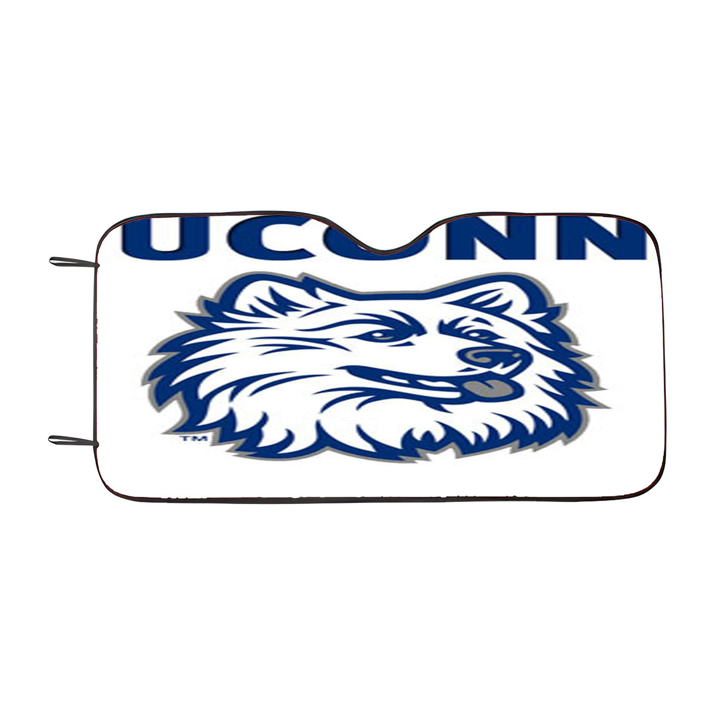 Uconn Symbol Car Auto Sun Shade Windshield Cover