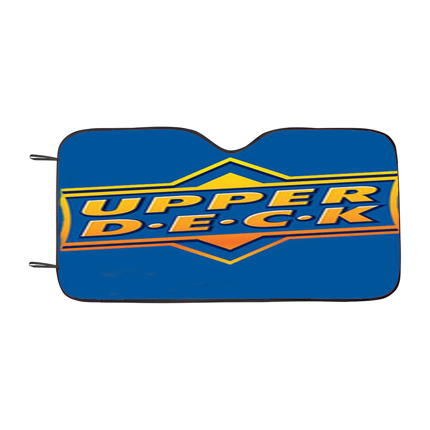 Upper Deck Baseball Logo Blue Car Auto Sun Shade Windshield Cover