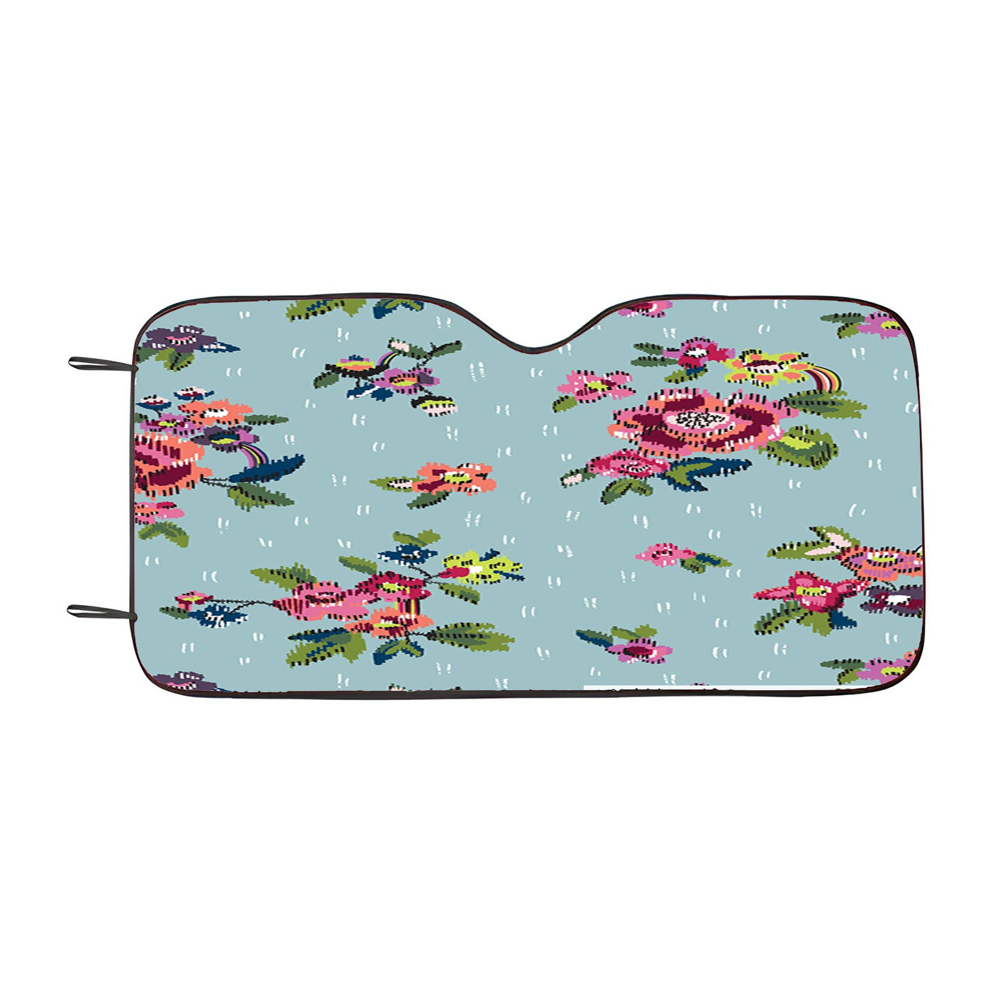 Vera Bradley Water Bouquet Car Auto Sun Shade Windshield Cover