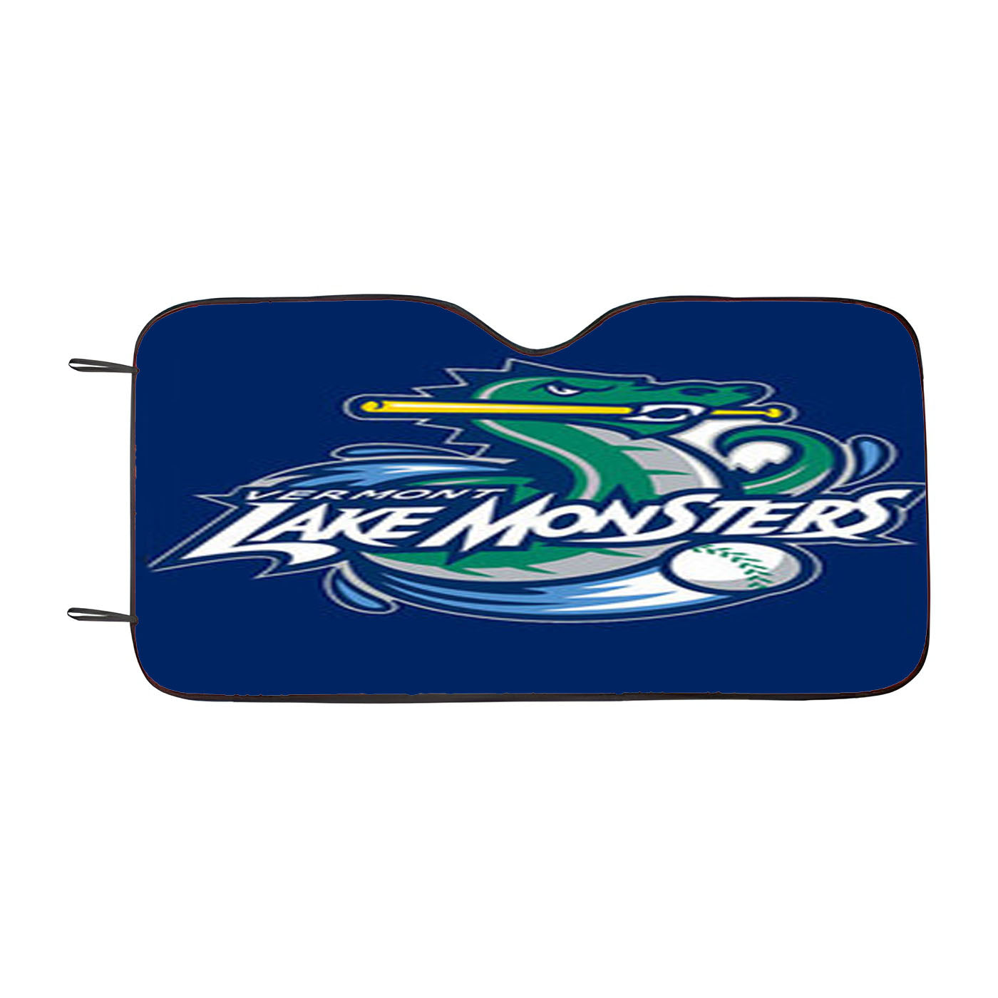 Vermont Lake Monsters Baseball Blue Car Auto Sun Shade Windshield Cover