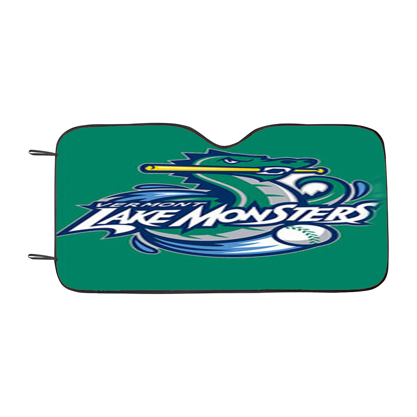 Vermont Lake Monsters Baseball Green Car Auto Sun Shade Windshield Cover