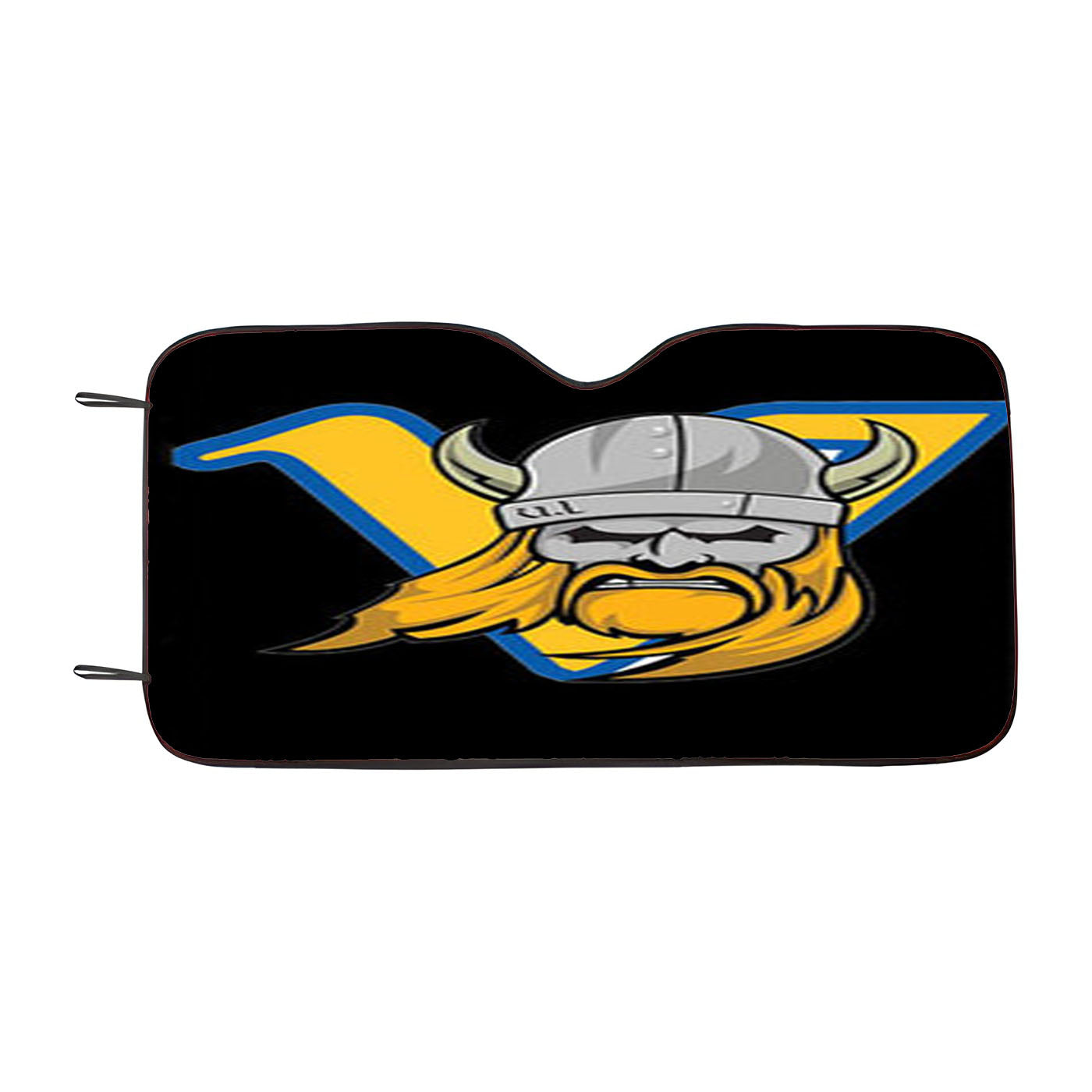 Vikings Logo Black Car Auto Sun Shade Windshield Cover