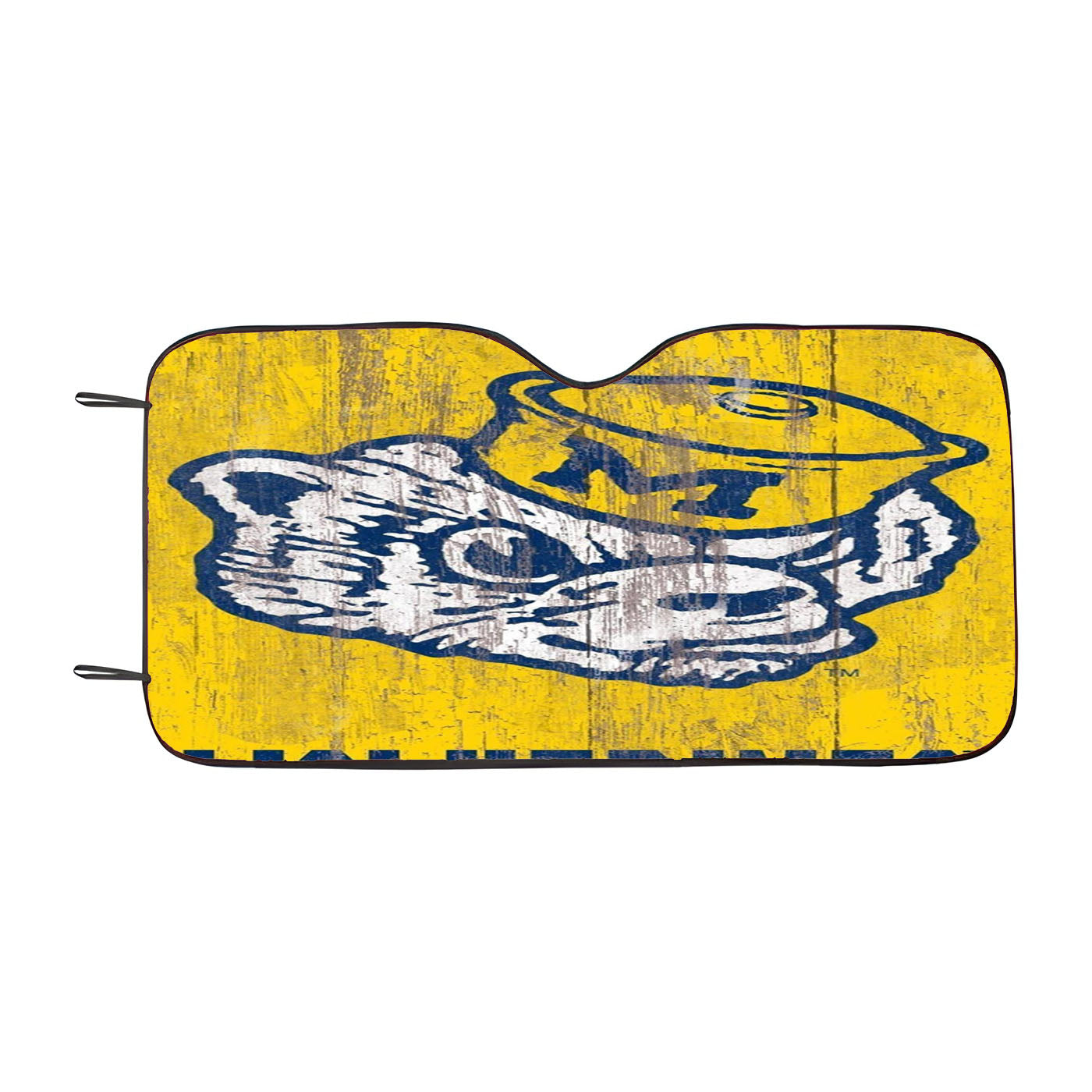Vintage Michigan Wolverines Team Logo Car Auto Sun Shade Windshield Cover