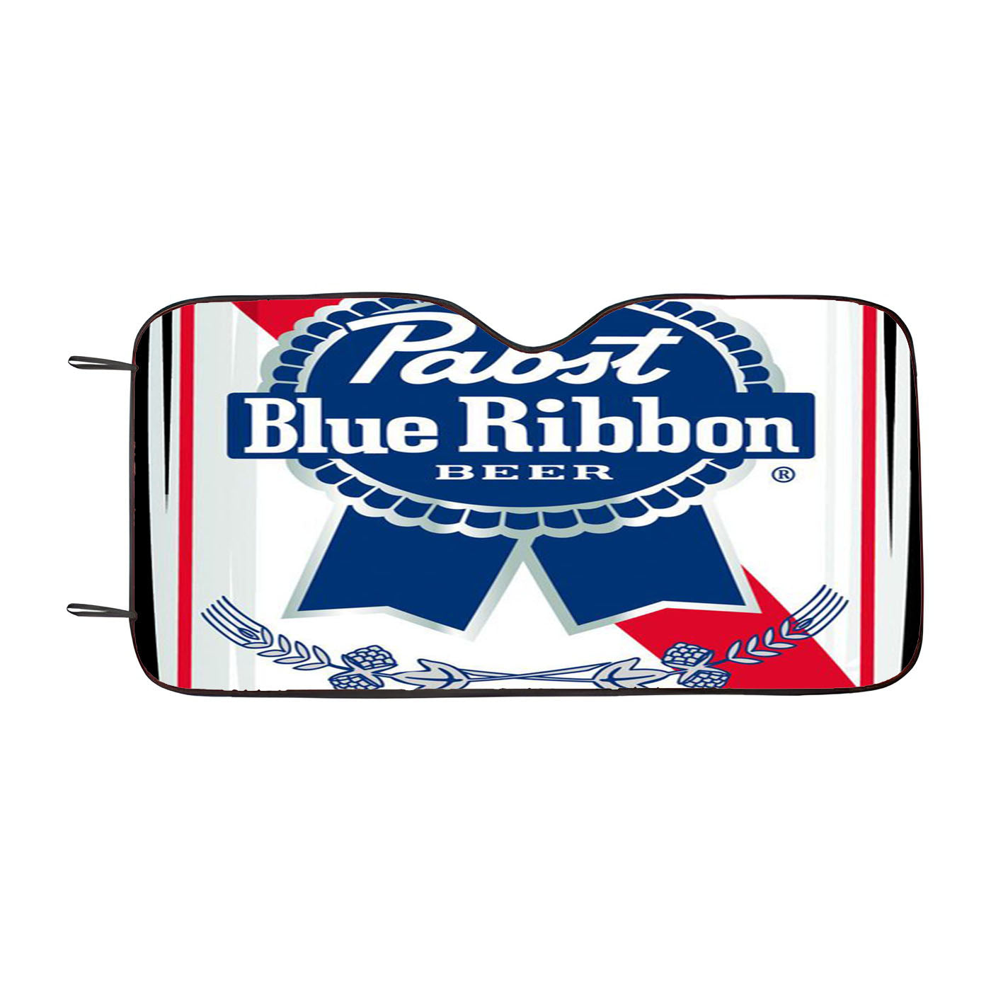 Vintage Pabst Blue Ribbon Beer Car Auto Sun Shade Windshield Cover