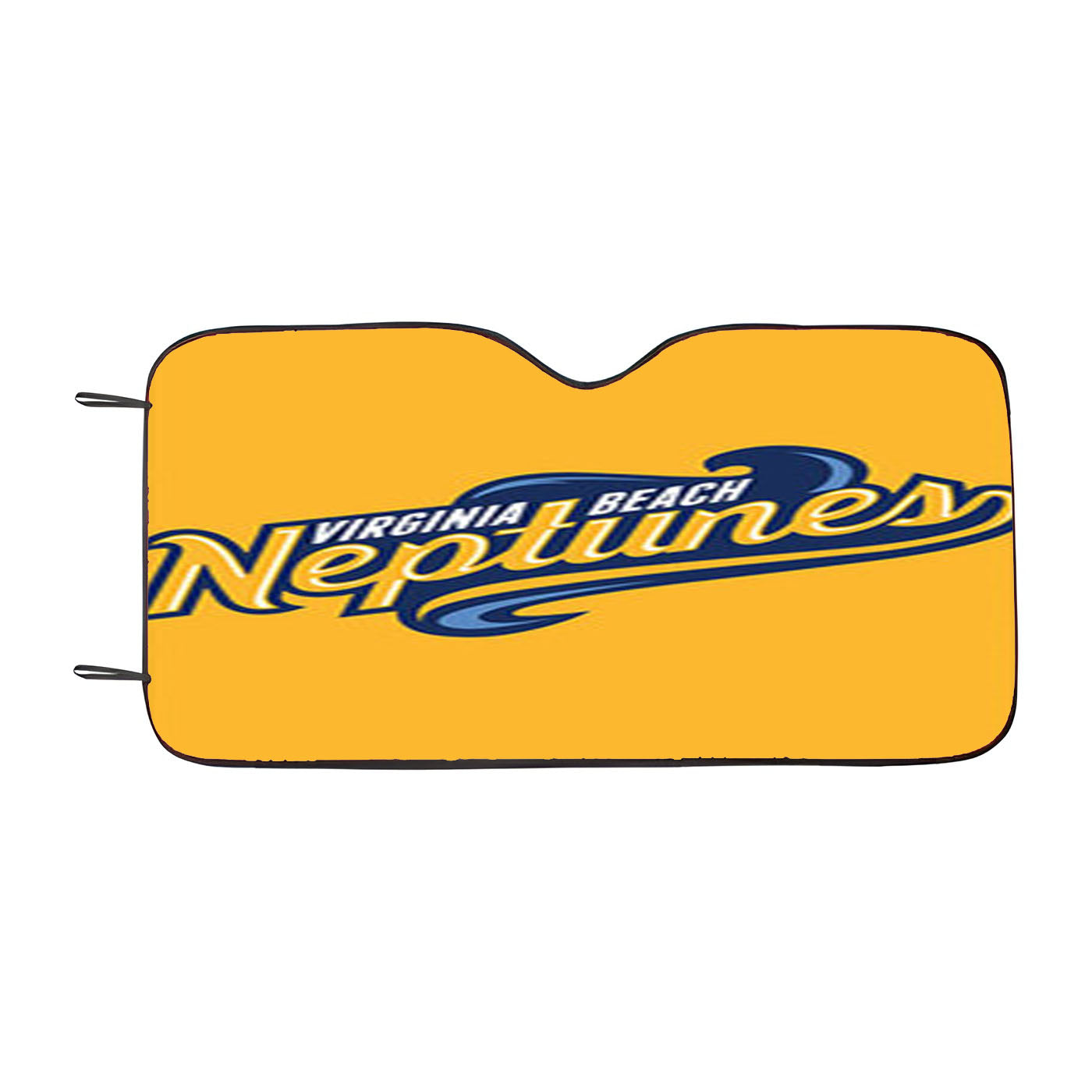 Virginia Beach Neptunes Baseball Logo Yelow Car Auto Sun Shade Windshield Cover