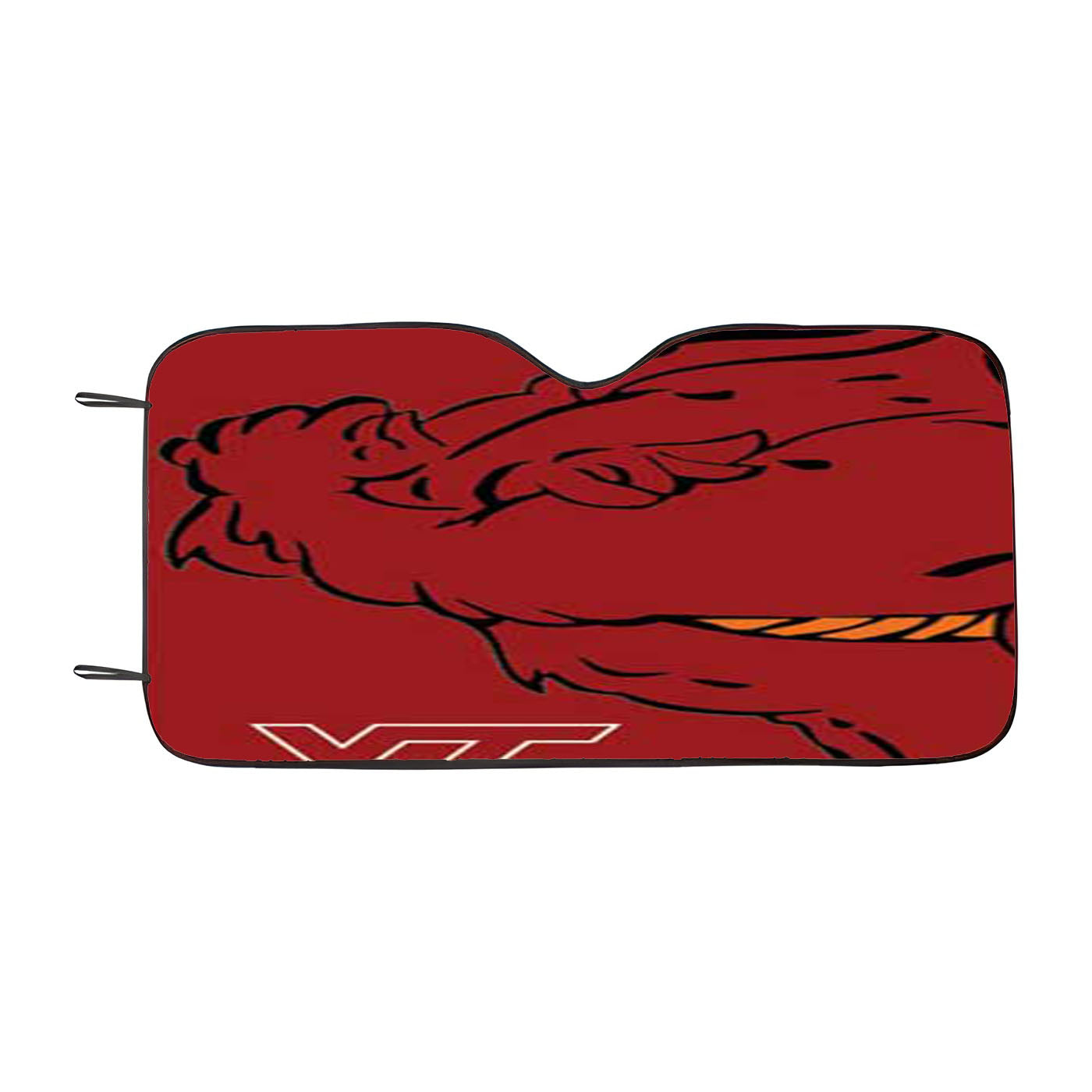 Virginia Tech Hokies Logo Big Car Auto Sun Shade Windshield Cover