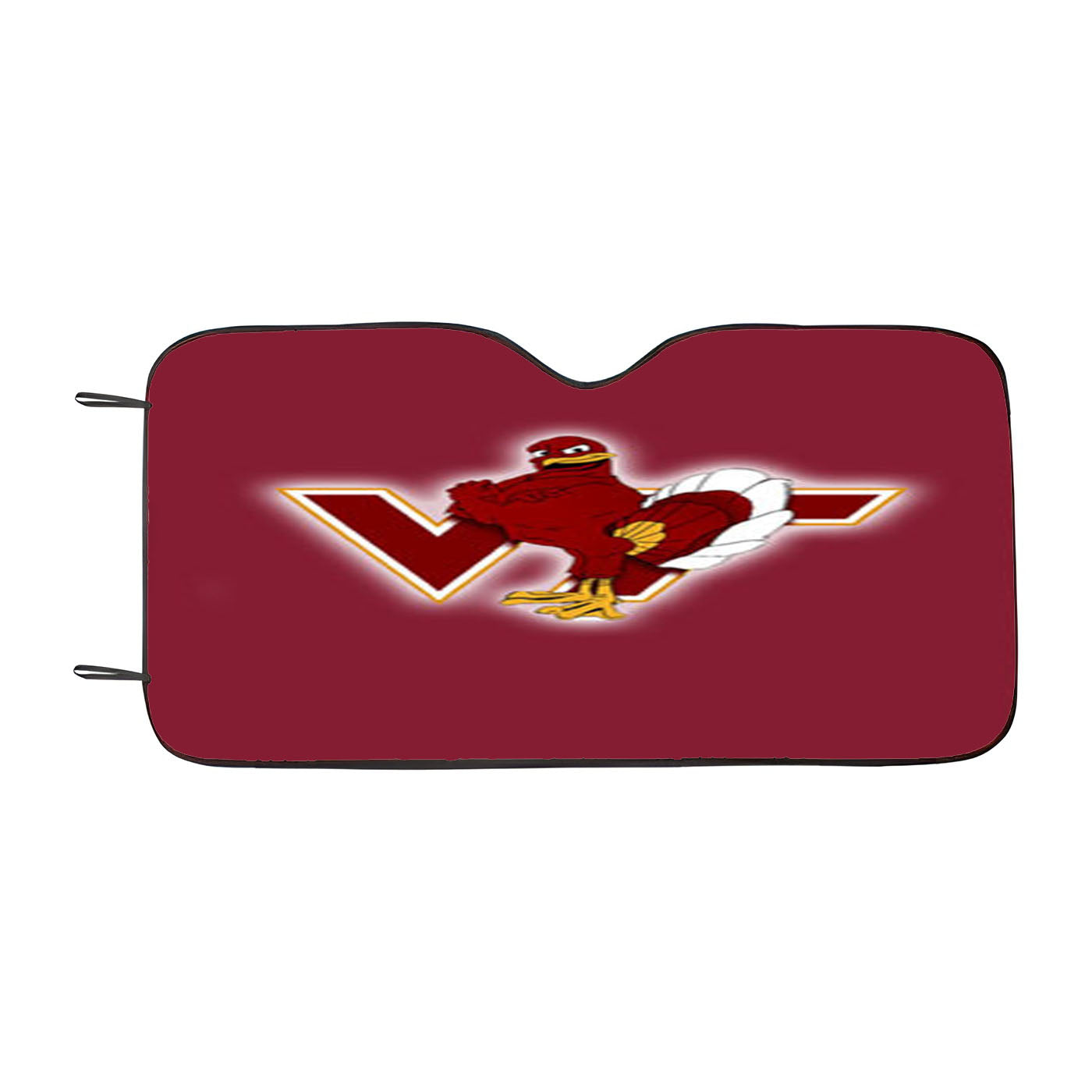 Virginia Tech Symbol Car Auto Sun Shade Windshield Cover