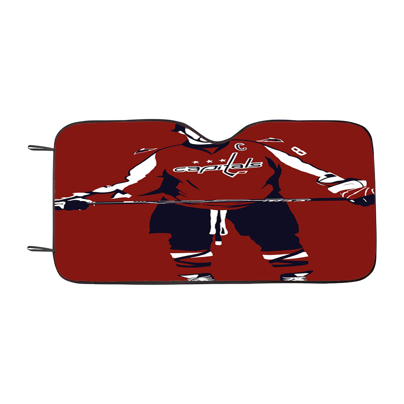 Washington Capitals Alexander Ovechkin Silhouette Car Auto Sun Shade Windshield Cover