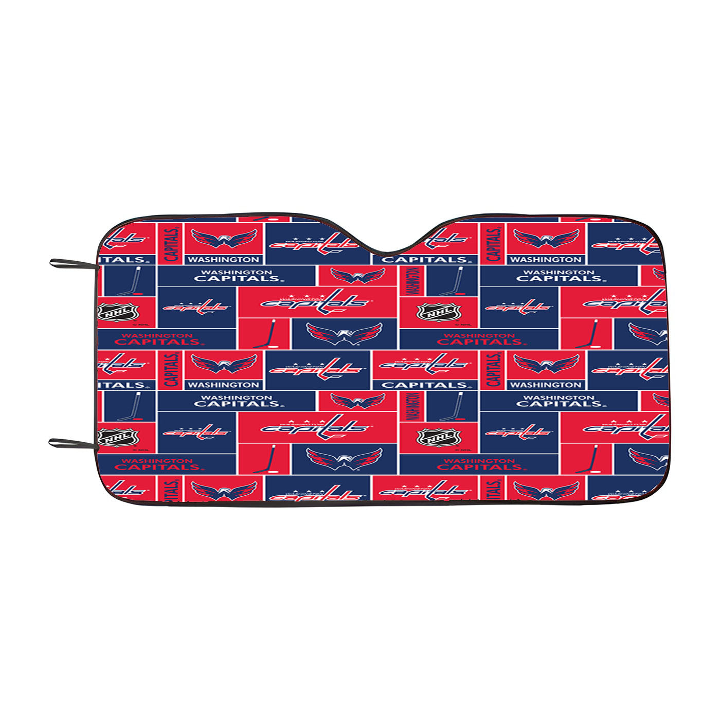 Washington Capitals Pattern Car Auto Sun Shade Windshield Cover