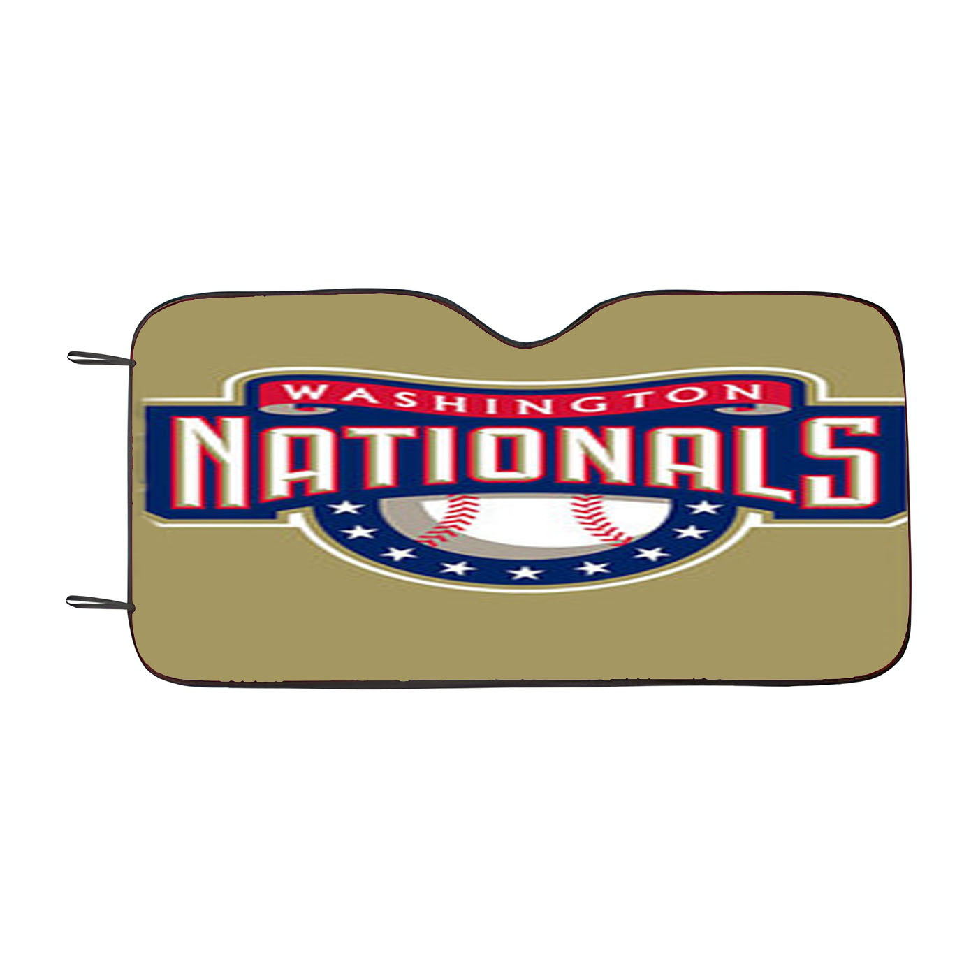 Washington National Baseball Logo Gray Car Auto Sun Shade Windshield Cover