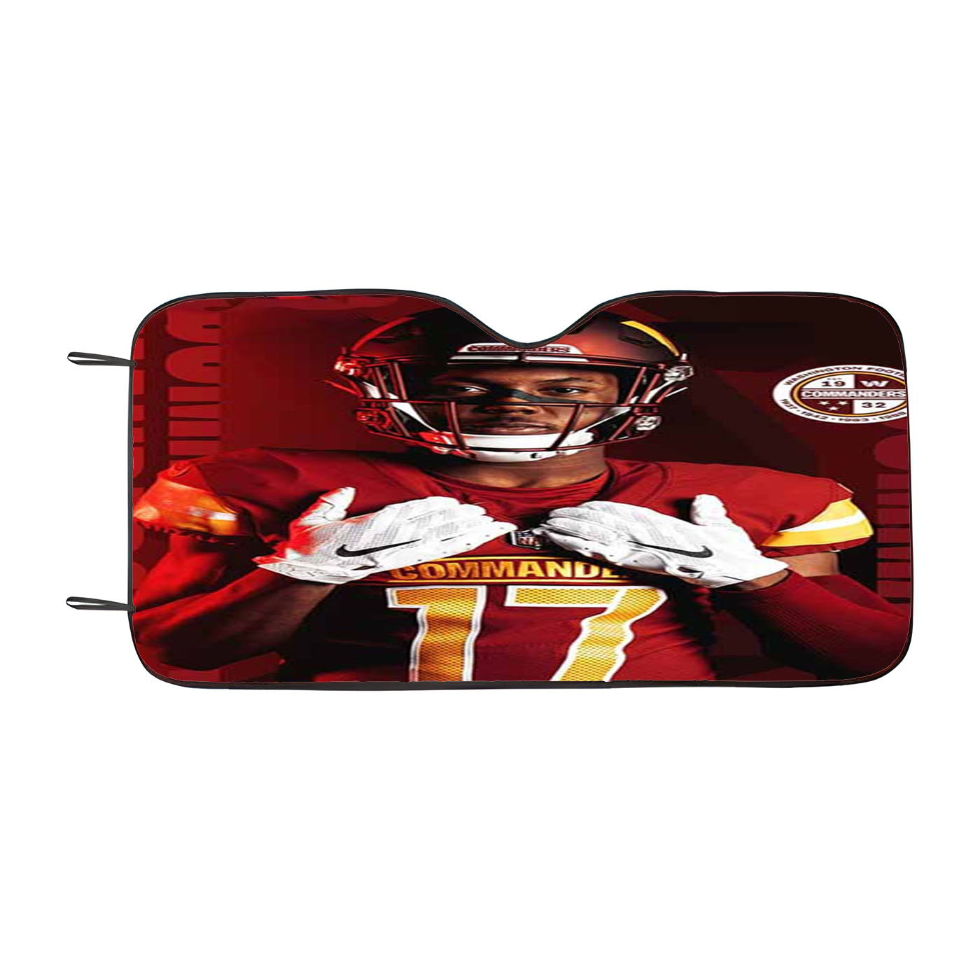 Washington Terry Mclaurin Car Auto Sun Shade Windshield Cover