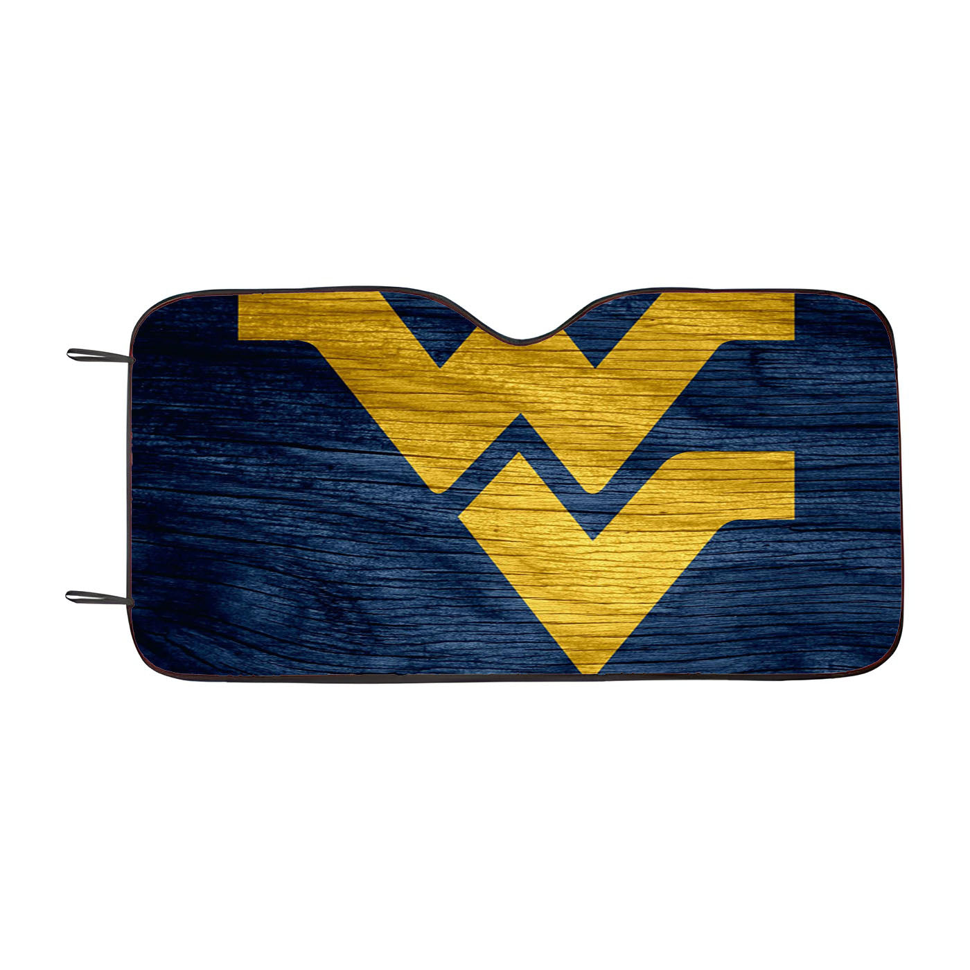 West Virginia Logo Wood Wallpaper Car Auto Sun Shade Windshield Cover