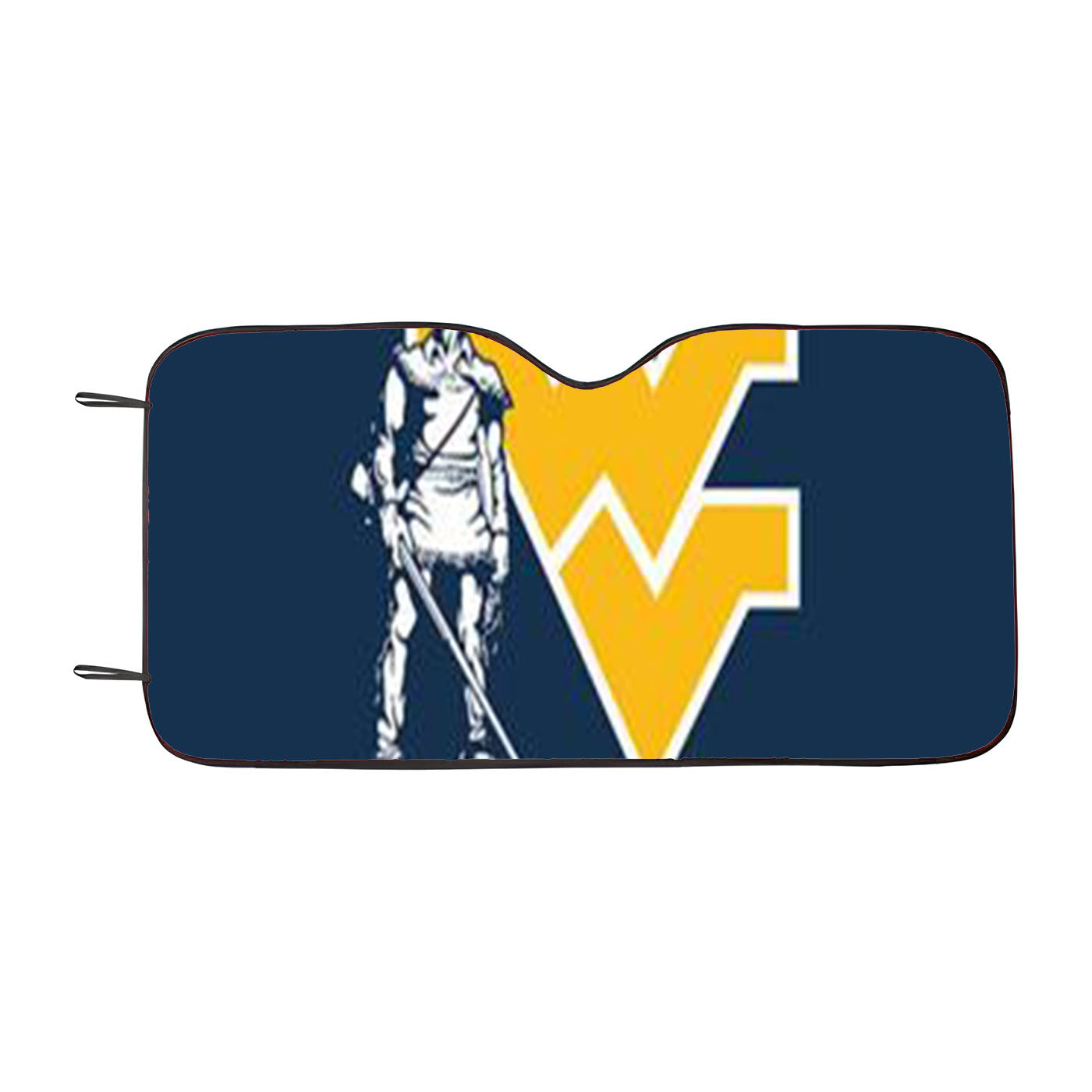 West Virginia Mountaineers Car Auto Sun Shade Windshield Cover