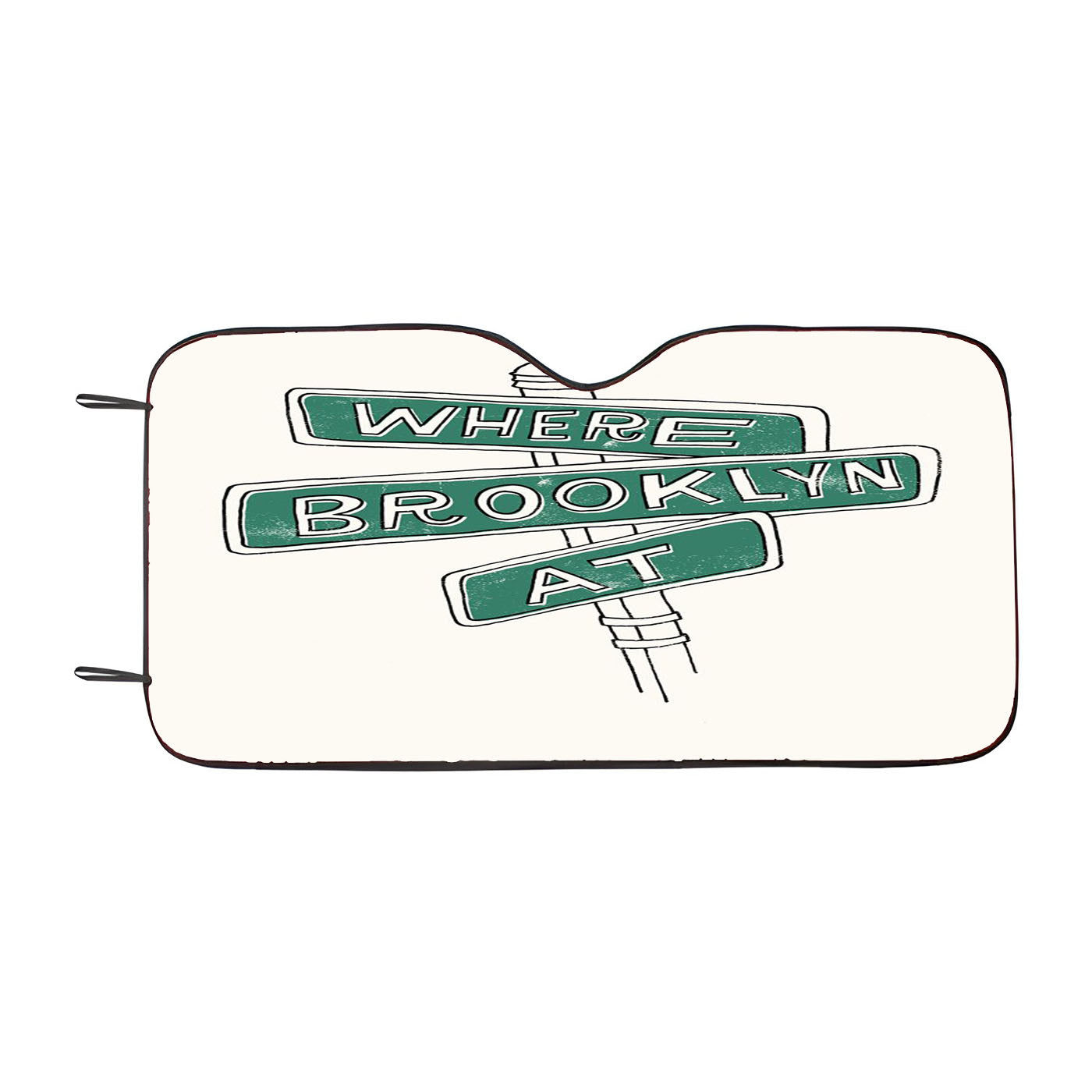 Where Brooklyn At Car Auto Sun Shade Windshield Cover