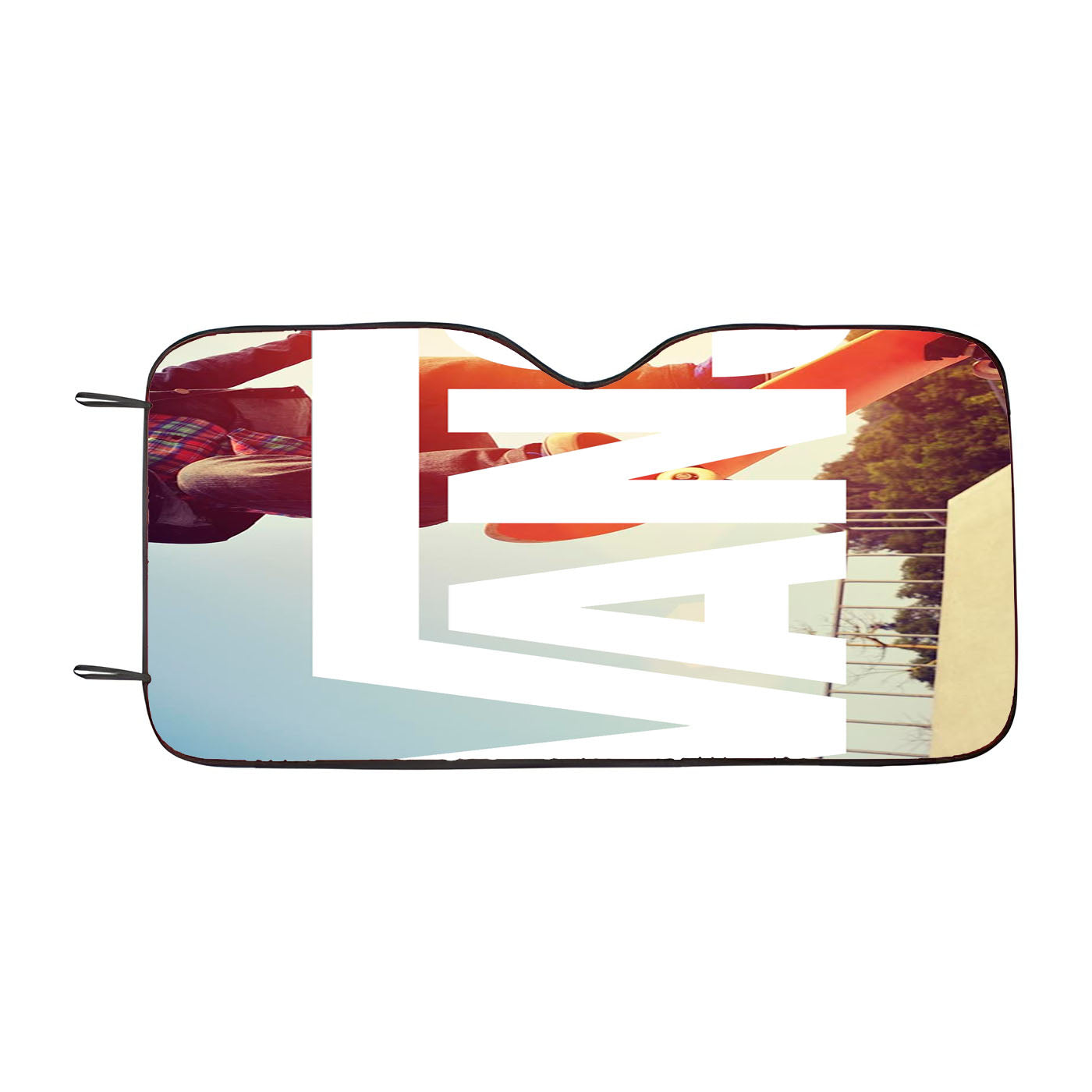 White Vans Logo Skateboarding Car Auto Sun Shade Windshield Cover