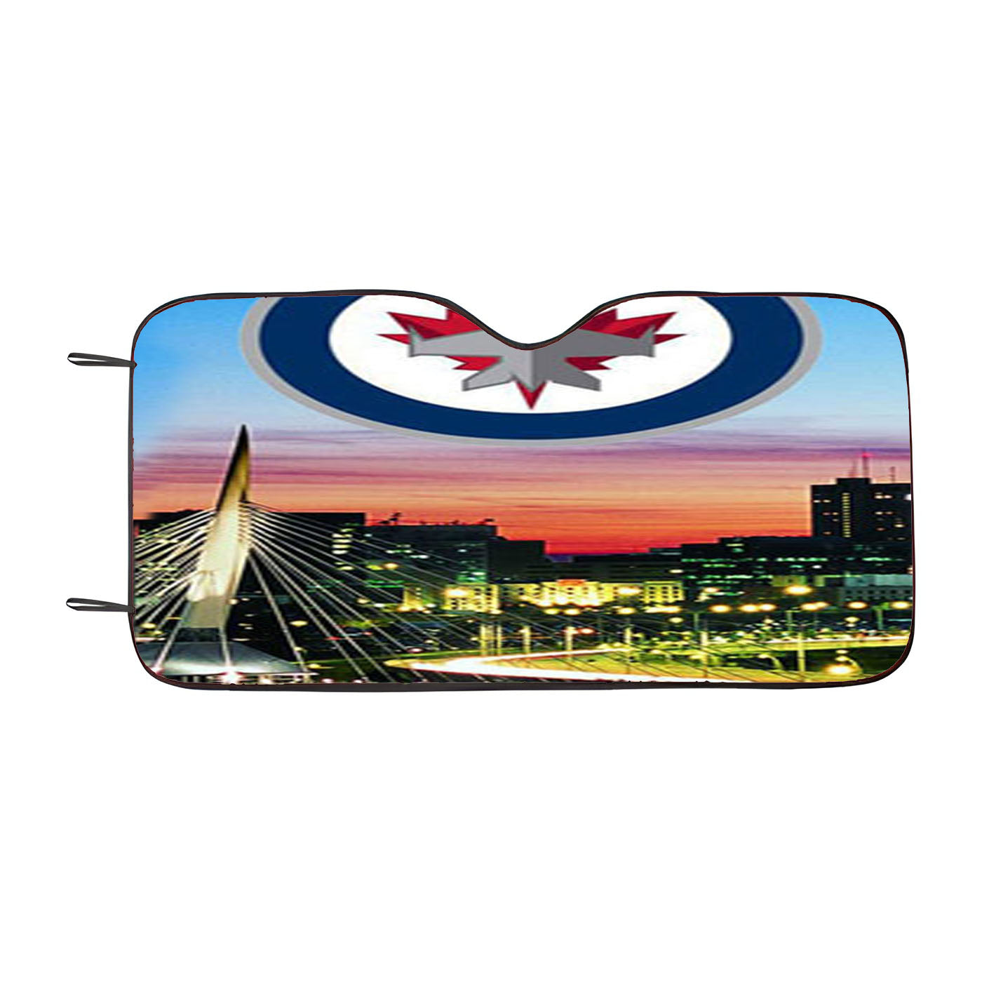 Winnipeg Jets Skyline Car Auto Sun Shade Windshield Cover