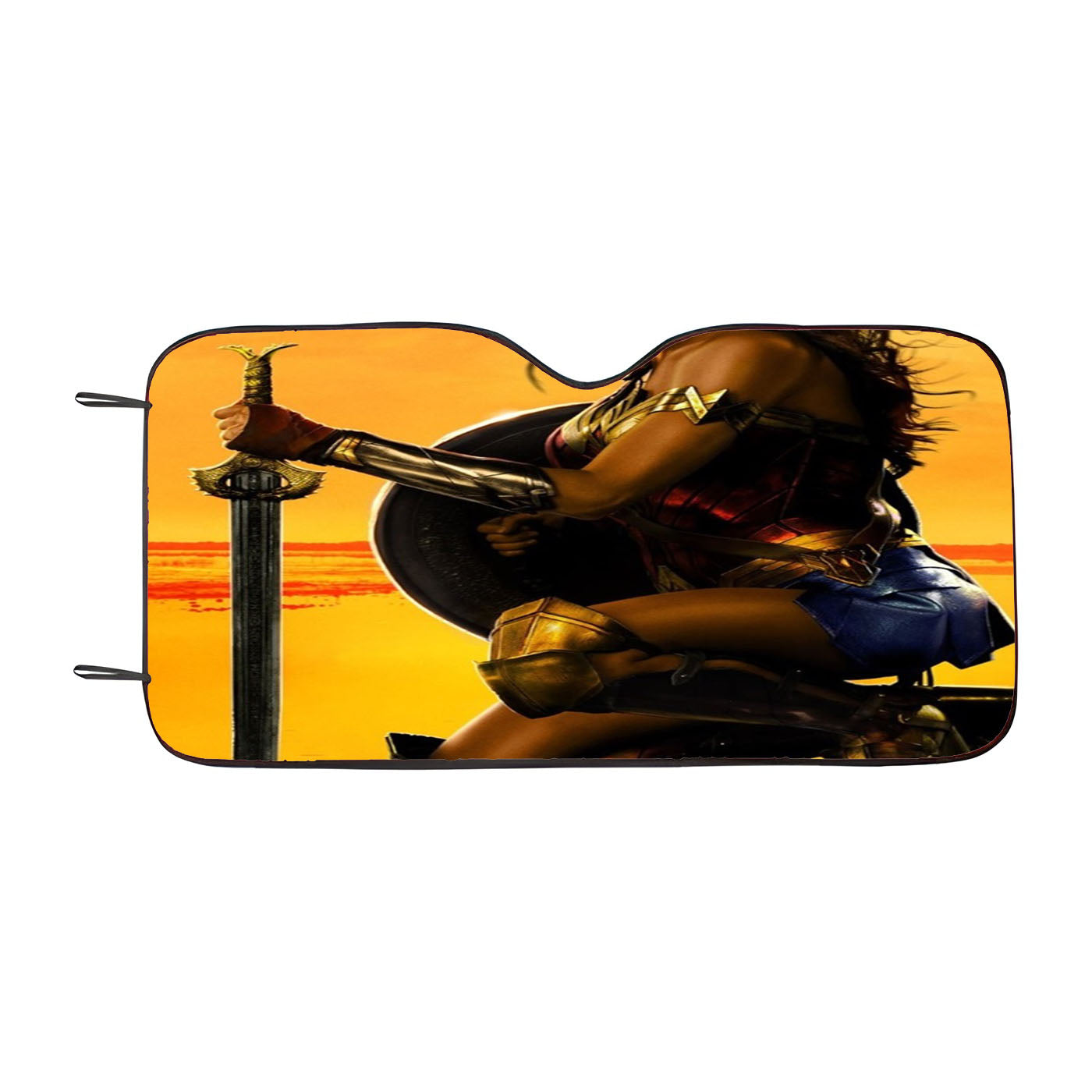 Wonder Woman Gal Gadot Car Auto Sun Shade Windshield Cover