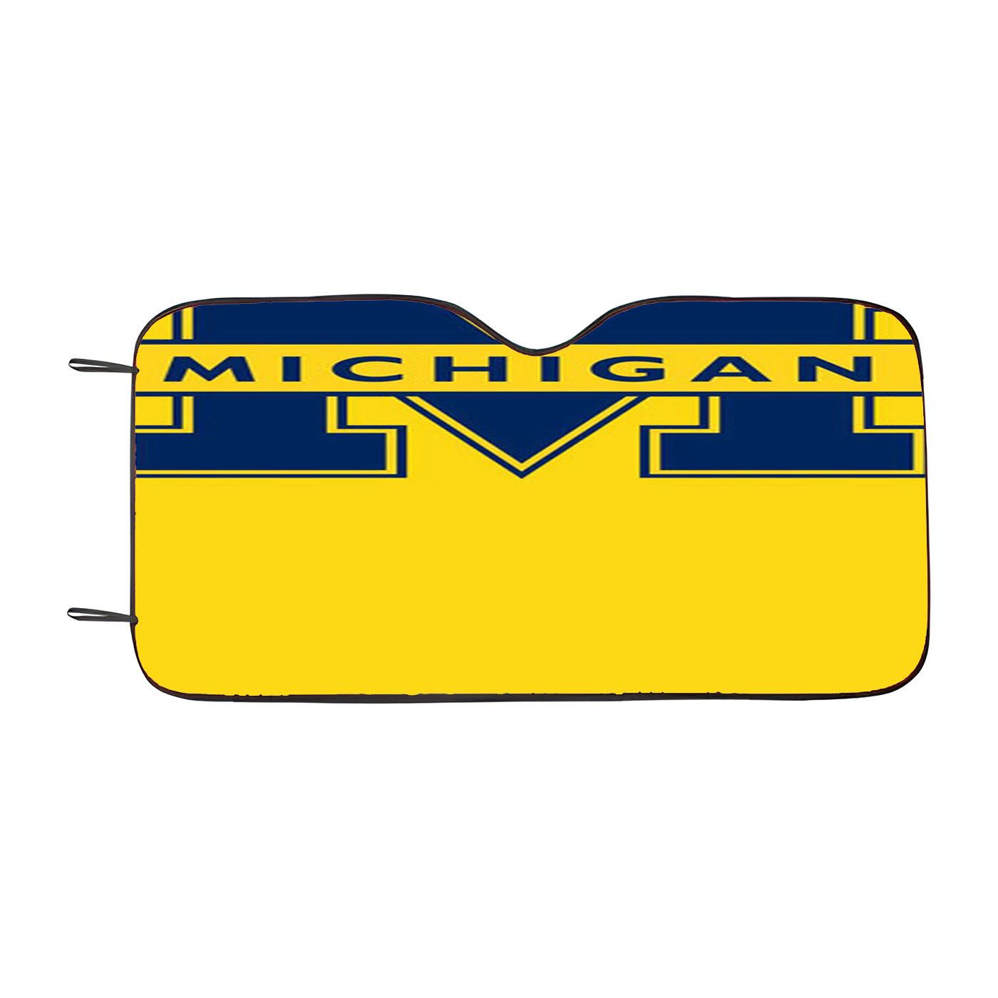Yellow Michigan Car Auto Sun Shade Windshield Cover