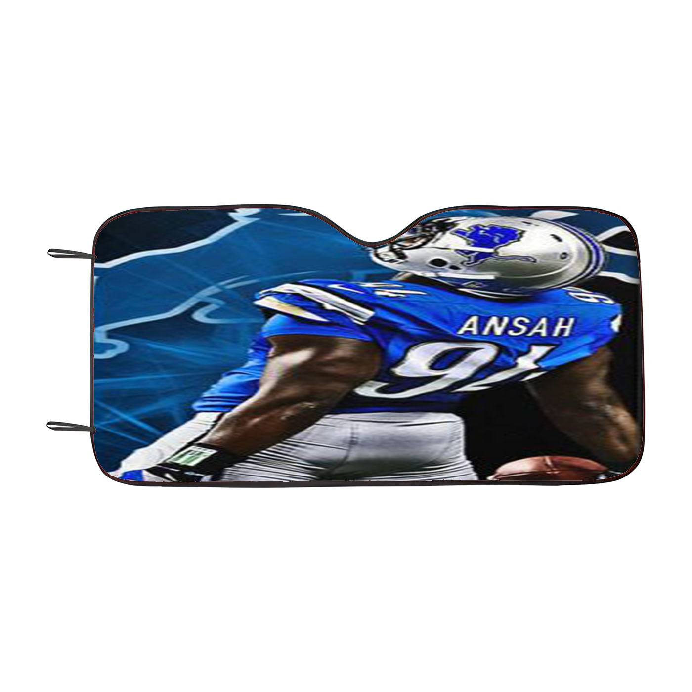Ziggy Ansah Detroit Lions Car Auto Sun Shade Windshield Cover