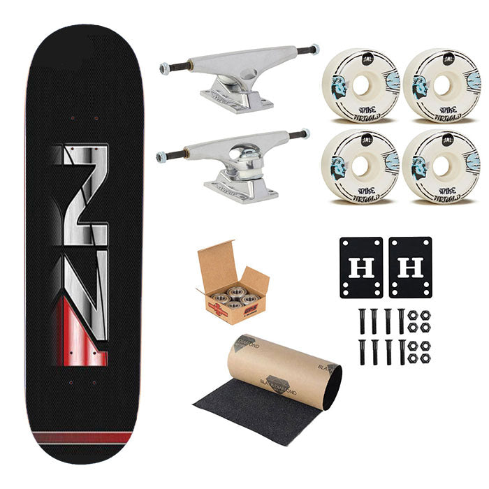 Mass Effect Logo Texture Skateboard Complete Board 8.0" X 31.75"