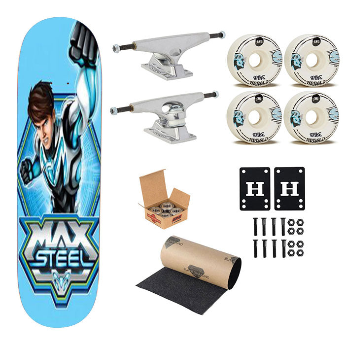 Max Steel Skateboard Complete Board 8.0" X 31.75"