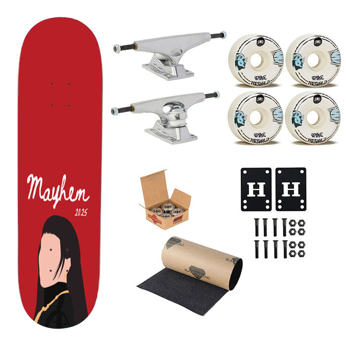 Mayhem 2025 Gaga Skateboard Complete Board 8.0" X 31.75"