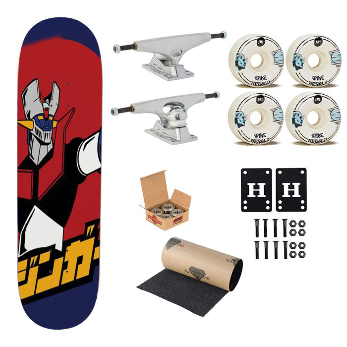 Mazinger Z Skateboard Complete Board 8.0" X 31.75"