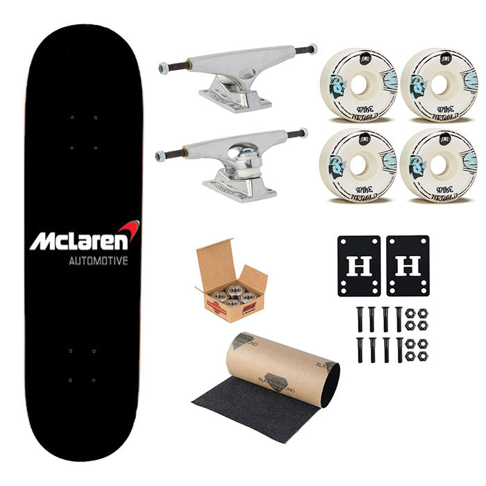Mclaren Automotive Skateboard Complete Board 8.0" X 31.75"
