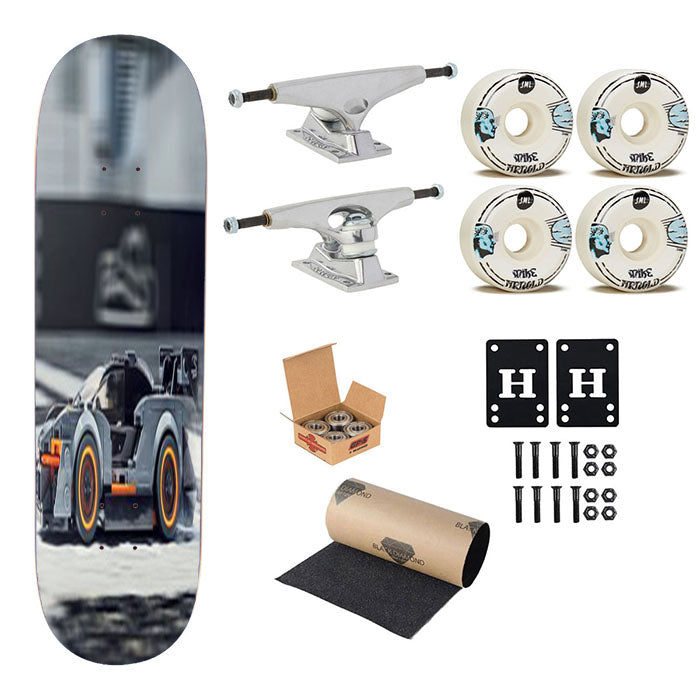 Mclaren Senna Lego Skateboard Complete Board 8.0" X 31.75"