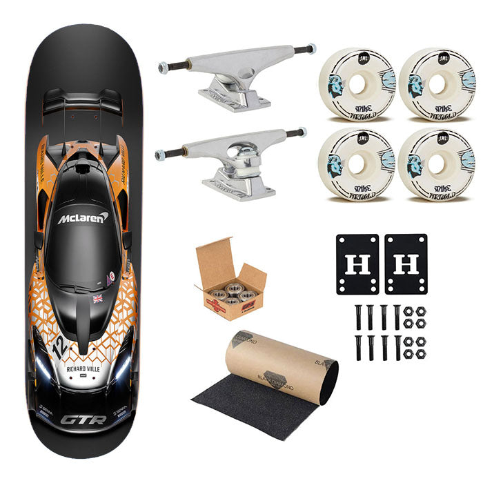 Mclaren Sport Skateboard Complete Board 8.0" X 31.75"