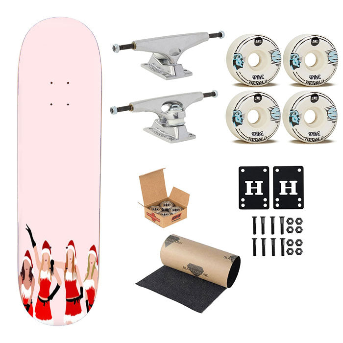 Meanies Christmas Skateboard Complete Board 8.0" X 31.75"