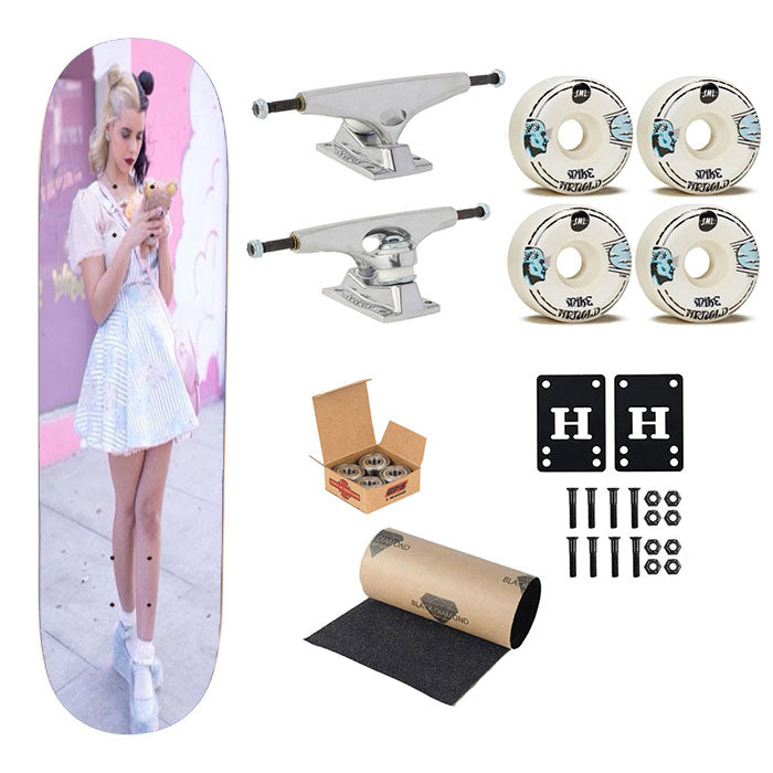 Melanie Martinez Lovely Doll Art Skateboard Complete Board 8.0" X 31.75"