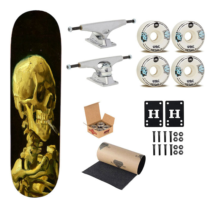 Memento Mori Van Gogh Skateboard Complete Board 8.0" X 31.75"