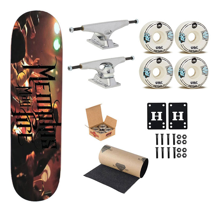 Memphis May Fire Concert Skateboard Complete Board 8.0" X 31.75"