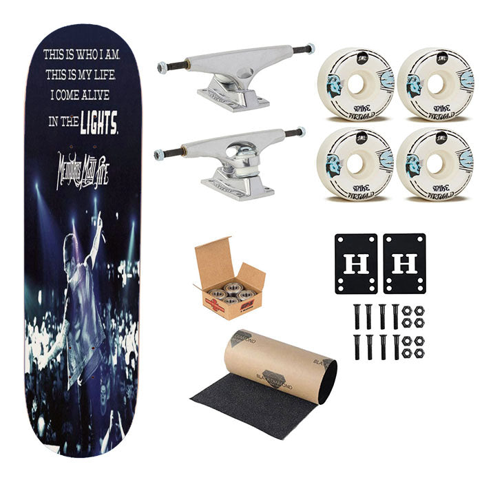 Memphis May Fire Light Skateboard Complete Board 8.0" X 31.75"
